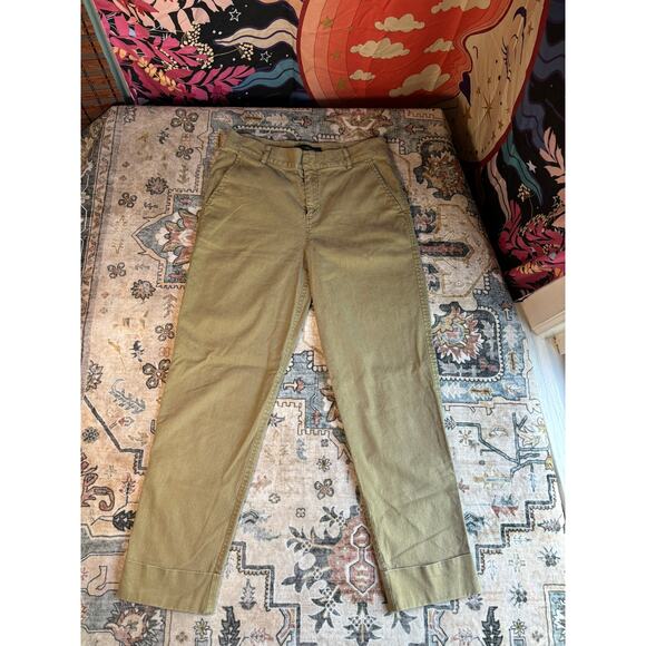 Peruvian Connection Women's Tan Khaki Straight Leg Pants Size 4 Trousers - Picture 2 of 10